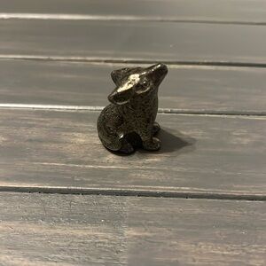 🐺Pyrite Wolf Carving🐺